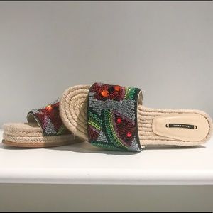 Zara Beaded Sandals